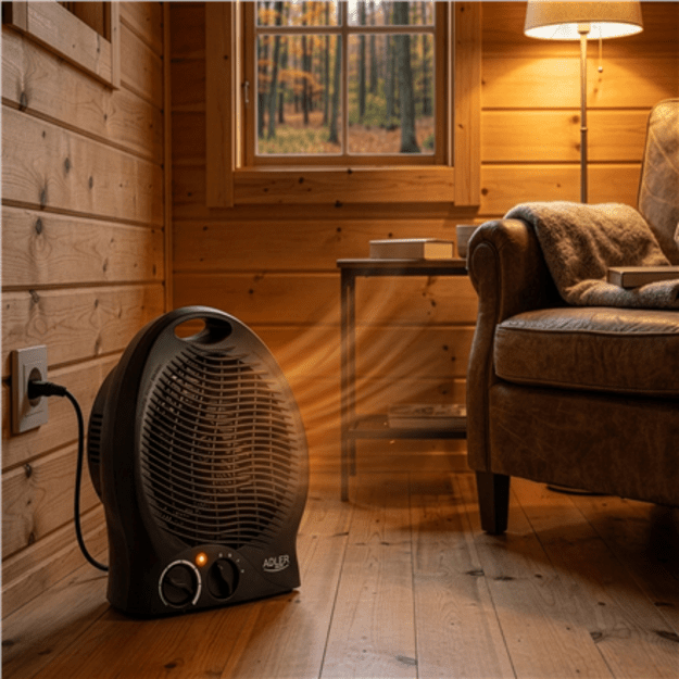 Adler Heater | AD 7761 | Fan Heater | 2000 W | Number of power levels 2 | Black