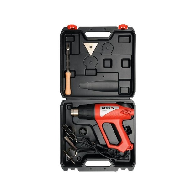 Yato HEAT GUN 2000W/LED WITH AXESTOR.82293