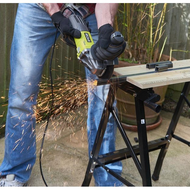 Kampinis &scaron;lifuoklis 800W, tarcza 125 mm RYOBI
