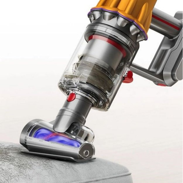 Dyson V12 Submarine 3-in-1 stick vacuum Battery Dry&wet HEPA Bagless 0.35 L Nickel, Yellow