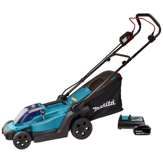 Makita DLM330RT lawn mower Push lawn mower Battery Black, Blue
