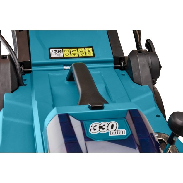 Makita DLM330RT lawn mower Push lawn mower Battery Black, Blue