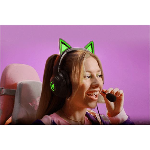 Razer Headset Kraken Kitty V2 Microphone Wired On-Ear Noise canceling