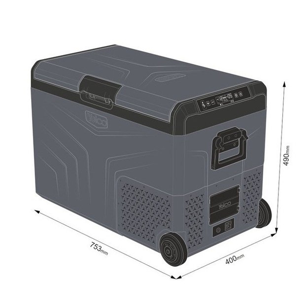 Kilnojamas kompr. &scaron;aldytuvas TCX50 CARBON
