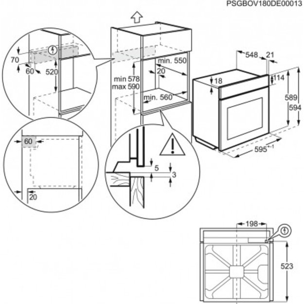 ELECTROLUX EOC8P39WZ