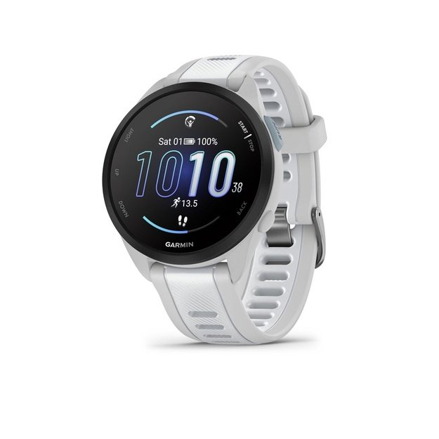Garmin Forerunner 165 Music 3.05 cm (1.2 ) AMOLED 43 mm Digital 390 x 390 pixels Touchscreen Grey GPS (satellite)
