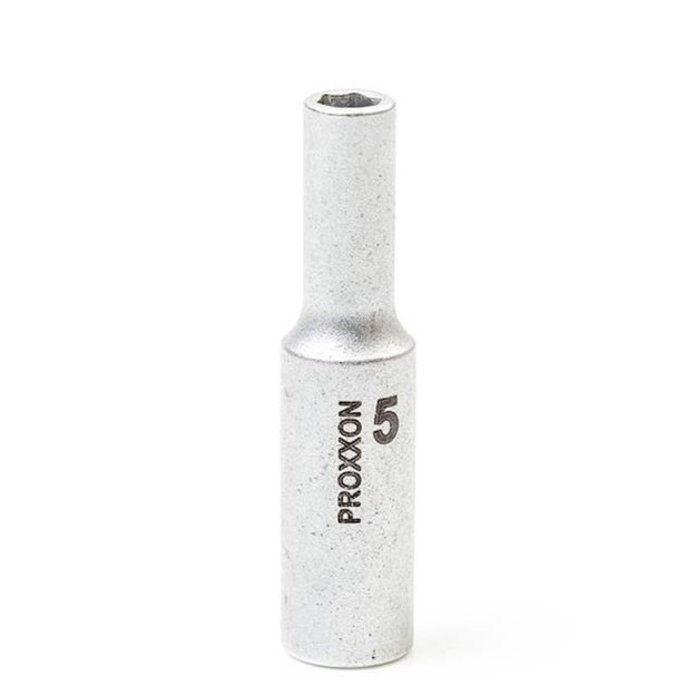 1/4&quot  &scaron;e&scaron;iakampė prailginta galvutė PROXXON 5mm