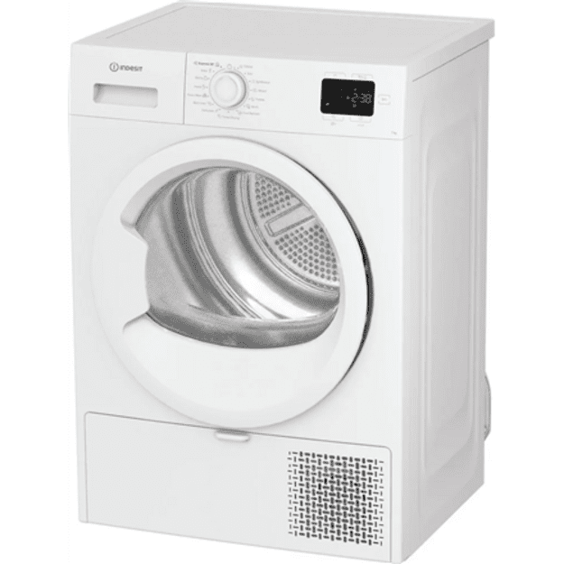 INDESIT Dryer Machine | C YSD 72D WW EE | Energy efficiency class E | Front loading | 7 kg | Heat pump | Digital | Depth 54.5 cm