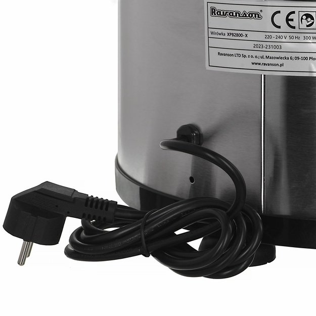 Spin dryer Ravanson XPB2800-X 6 kg 2800 RPM Stainless steel (inox)