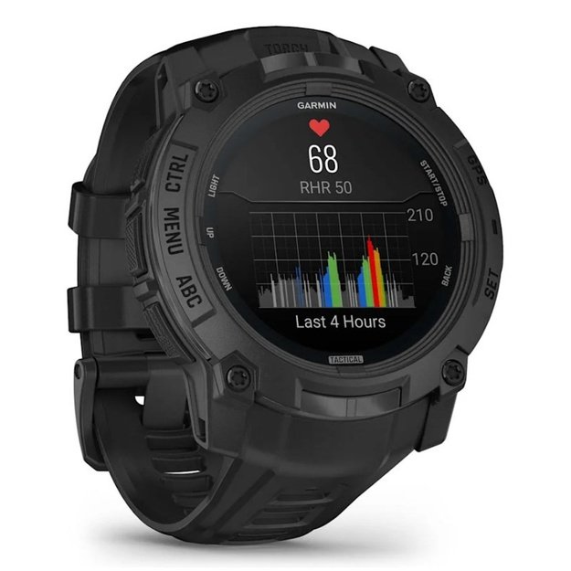 Garmin Instinct 3 Tactical Edition 3.3 cm (1.3 ) AMOLED 50 mm Digital 416 x 416 pixels Black GPS (satellite)
