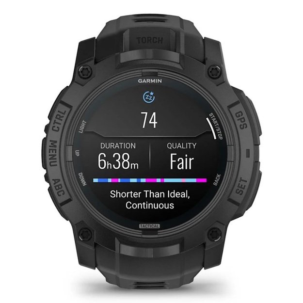 Garmin Instinct 3 Tactical Edition 3.3 cm (1.3 ) AMOLED 50 mm Digital 416 x 416 pixels Black GPS (satellite)