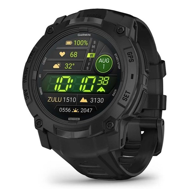 Garmin Instinct 3 Tactical Edition 3.3 cm (1.3 ) AMOLED 50 mm Digital 416 x 416 pixels Black GPS (satellite)
