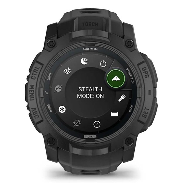 Garmin Instinct 3 Tactical Edition 3.3 cm (1.3 ) AMOLED 50 mm Digital 416 x 416 pixels Black GPS (satellite)