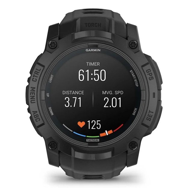 Garmin Instinct 3 Tactical Edition 3.3 cm (1.3 ) AMOLED 50 mm Digital 416 x 416 pixels Black GPS (satellite)