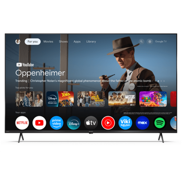 Sharp | 55HP5265E | 55 | Smart TV | Google TV | UHD | Black