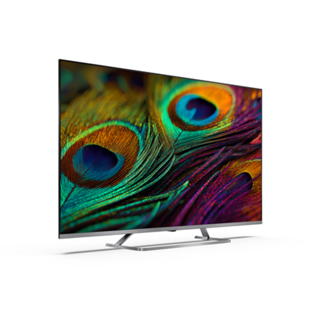 Sharp 4K QLED MiniLED TV | 50JP7265E | 50 | Smart TV | Google TV | UHD | Silver