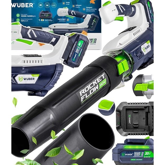 WUBER W04401 20V 137km/h cordless blower
