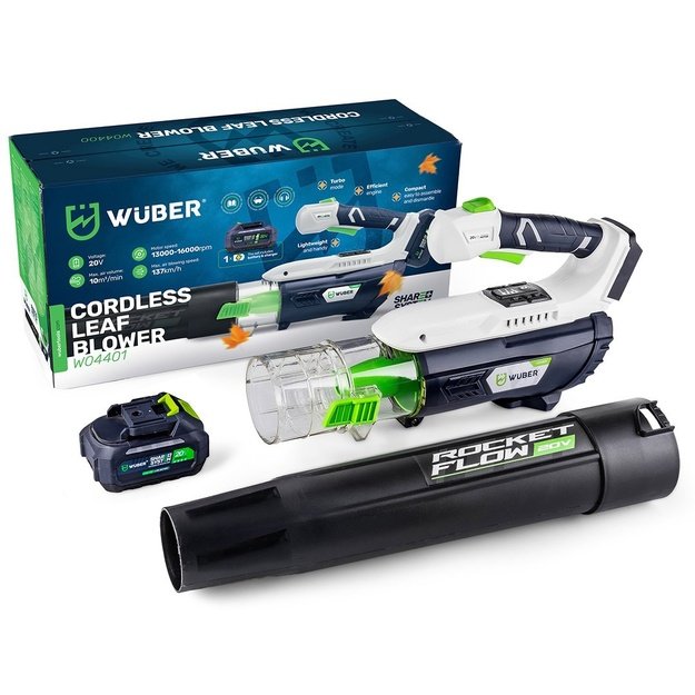 WUBER W04401 20V 137km/h cordless blower