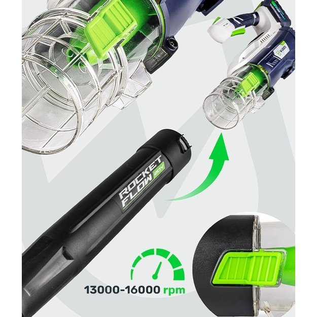 WUBER W04401 20V 137km/h cordless blower