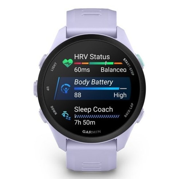 Garmin Forerunner 70 3.05 cm (1.2 ) AMOLED 43 mm Digital 390 x 390 pixels Touchscreen Lavender GPS (satellite)