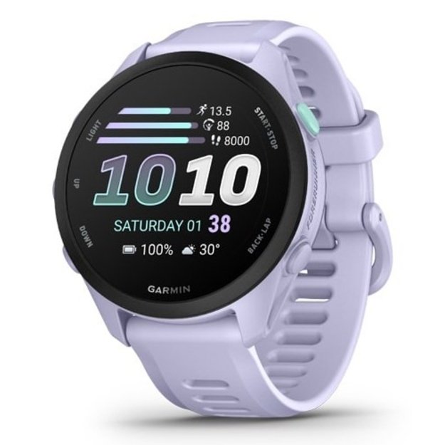 Garmin Forerunner 70 3.05 cm (1.2 ) AMOLED 43 mm Digital 390 x 390 pixels Touchscreen Lavender GPS (satellite)