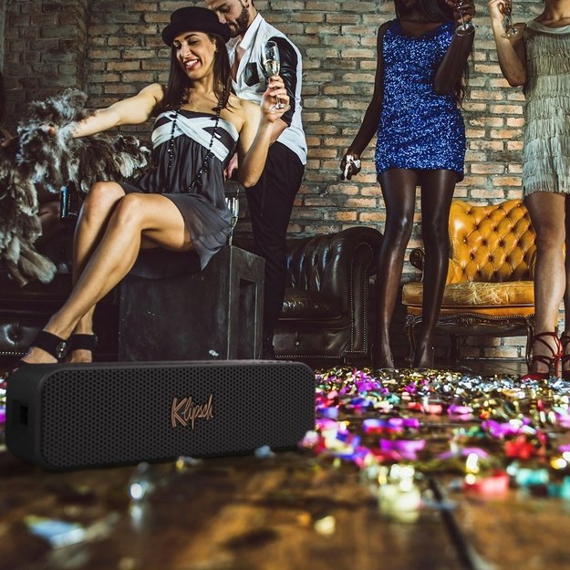 Klipsch Detroit Stereo portable speaker Black 30 W