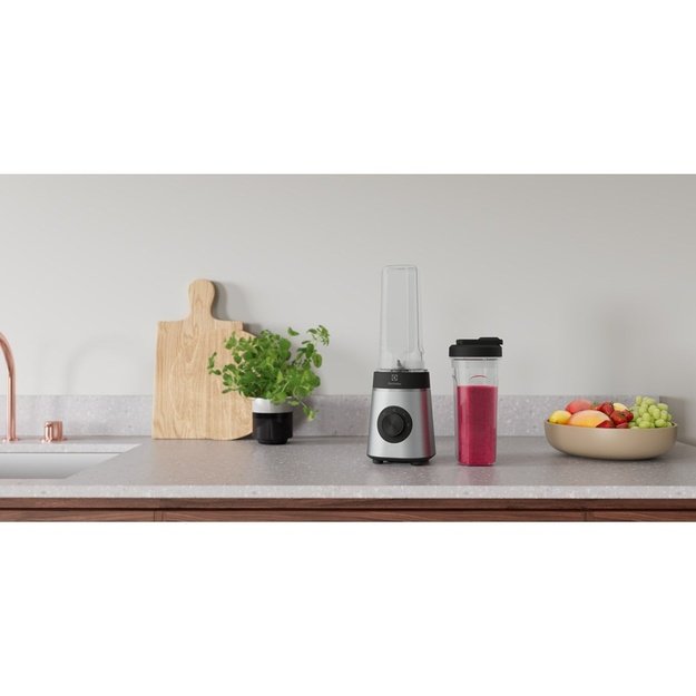 Electrolux E4CB1-6ST 1 L Tabletop blender 350 W Black, Stainless steel, Transparent