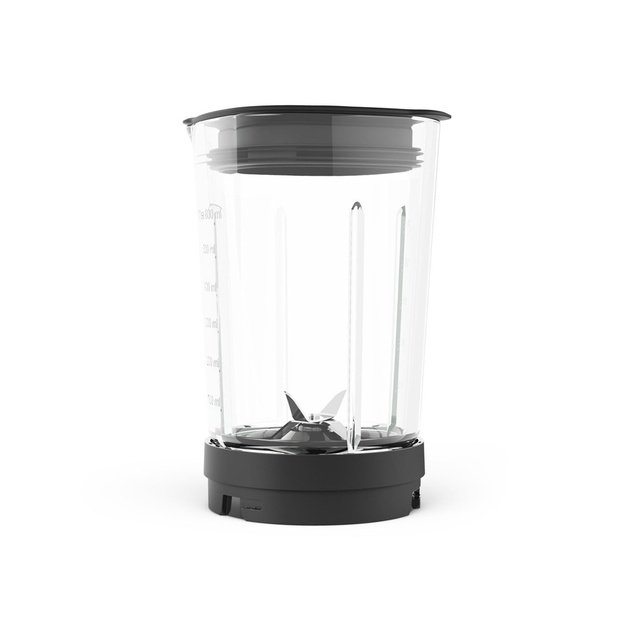 Electrolux E4CB1-6ST 1 L Tabletop blender 350 W Black, Stainless steel, Transparent