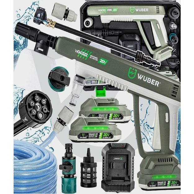 WUBER W04322 20V 300l/h cordless pressure washer