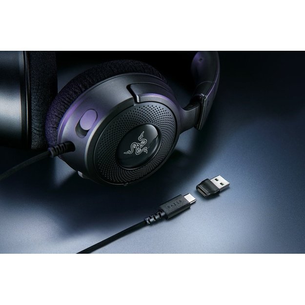 Razer Gaming Headset | Kraken V4 X | Wired | Over-Ear | Microphone | Black