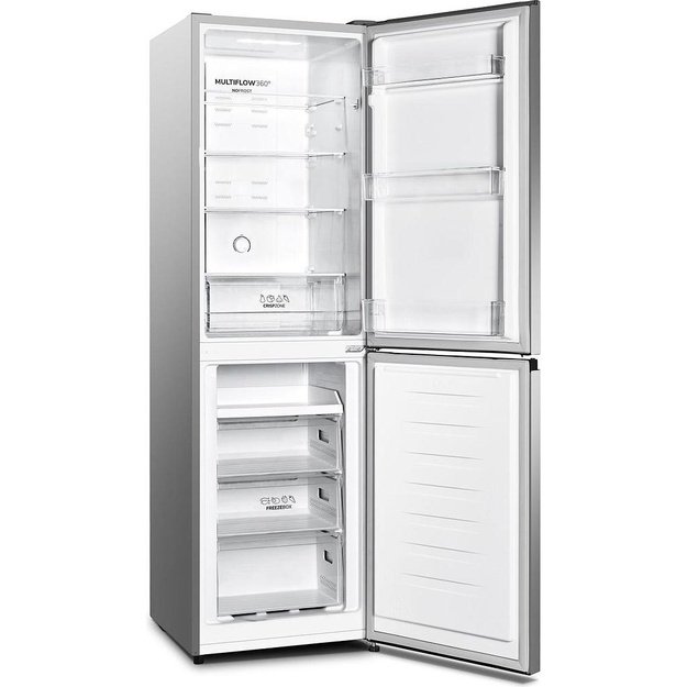 Gorenje Refrigerator | NRK418ECS4 | Energy efficiency class E | Free standing | Combi | Height 182.4 cm | No Frost system | Frid