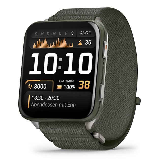 Garmin Venu X1 5.08 cm (2 ) AMOLED Digital 448 x 486 pixels Touchscreen Grey Wi-Fi GPS (satellite)
