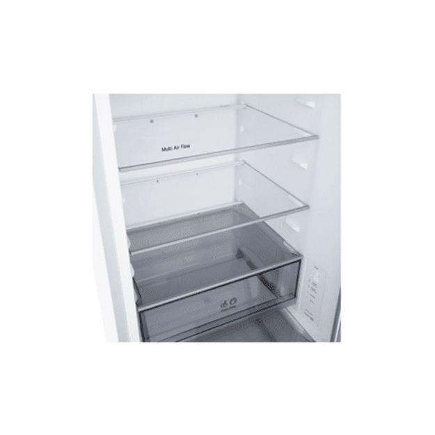 LG Refrigerator | GBBSJ1CCSW | Energy efficiency class C | Free standing | Combi | Height 186 cm | Fridge net capacity 220 L | F