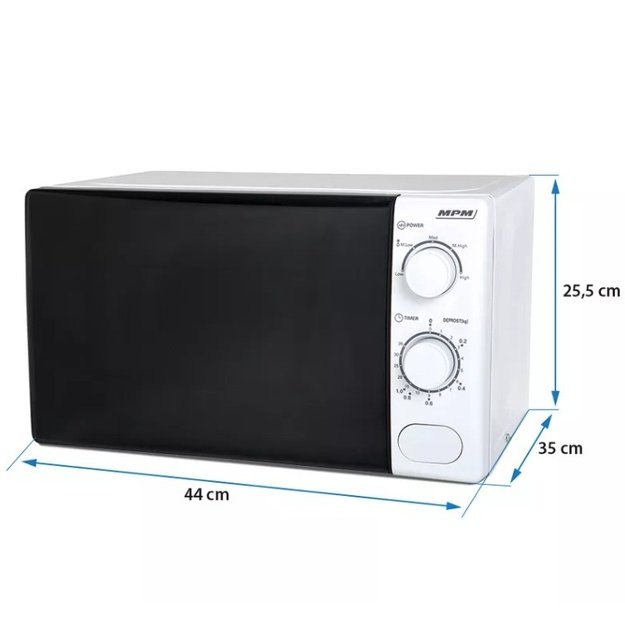 Mikrobangų krosnelė MPM 20-KMM-12/W
