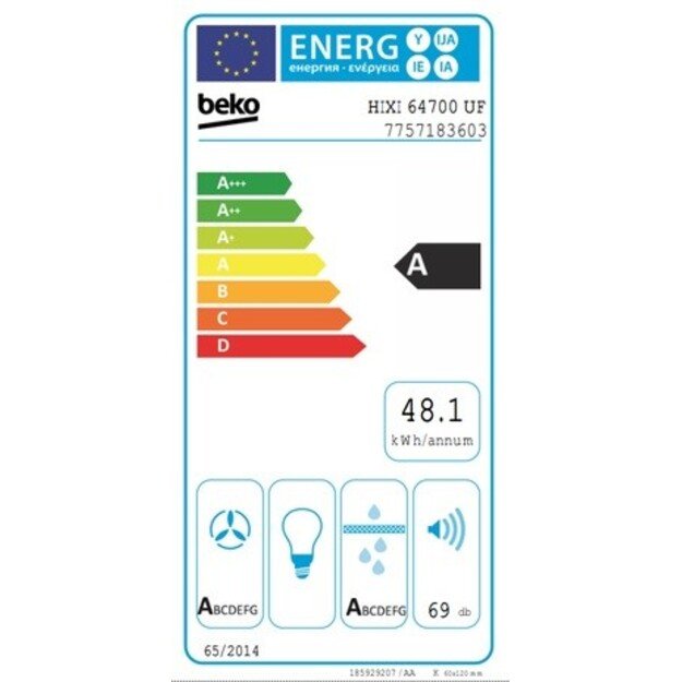 Indukcinė kaitlentė su integruotu gartraukiu Beko HIXI 64700 UF 4