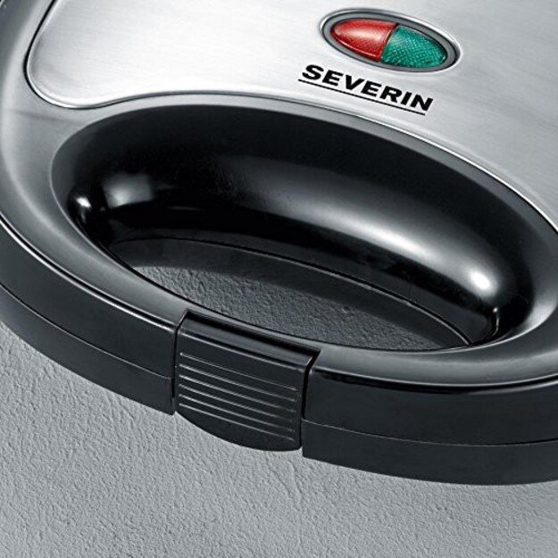 Severin SA 2969 sandwich maker 600 W Black, Stainless steel 1