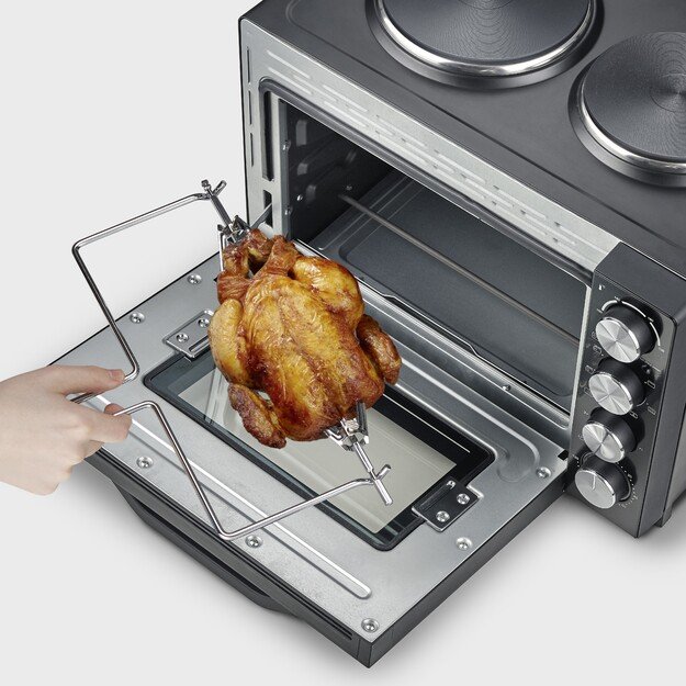 Severin TO 2074 toaster oven 30 L 2500 W Black Grill 5