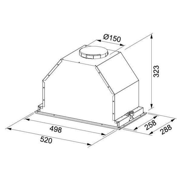 FRANKE Box+Stainless Steel FBI 547 XS LED1