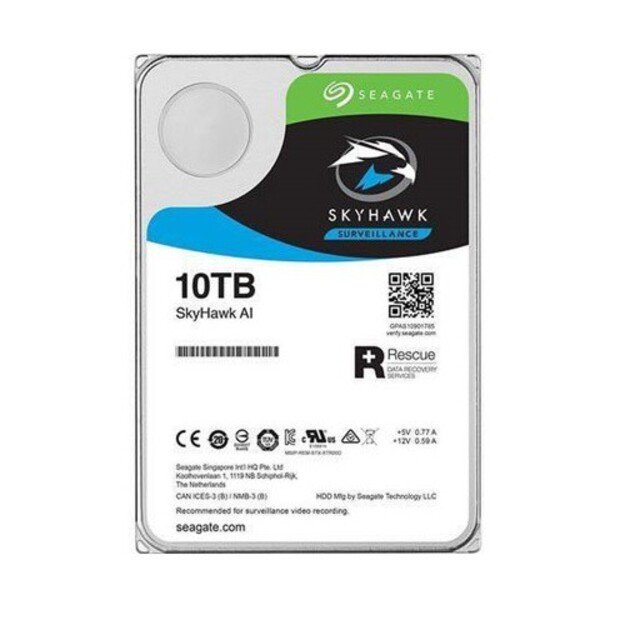 10TB SEAGATE SURVEILLANCE SKYHAWK 3.5“, HDD SATA 10TB SATA 6G