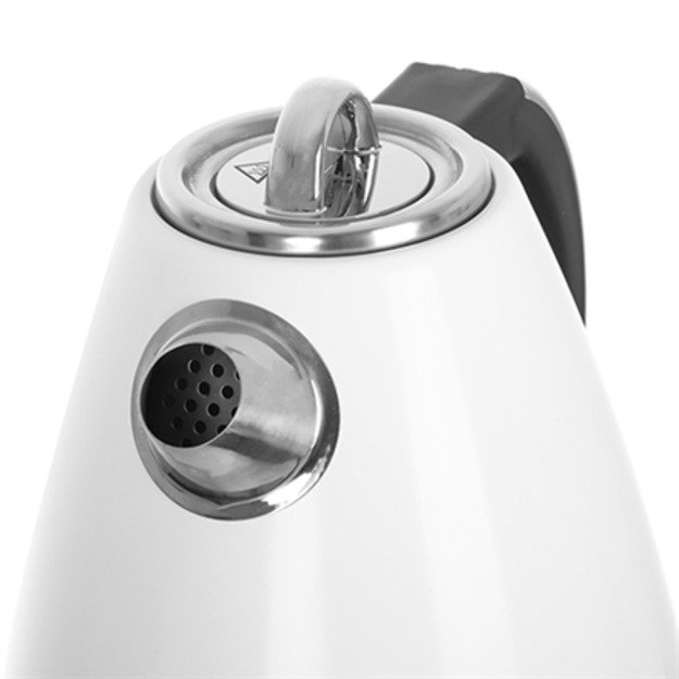 Adler Kettle AD 1343 Electric, 2200 W, 1.5 L, Stainless steel, 360° rotational base, White