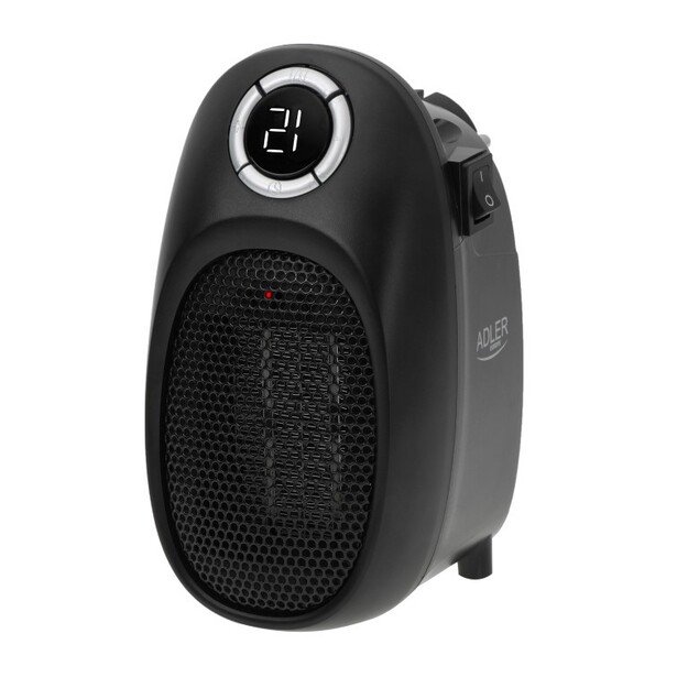 Adler Thermofan - Easy Heater AD 7726 Ceramic 400 W Number of power levels 2 Suitable for rooms up to 32 m² Black