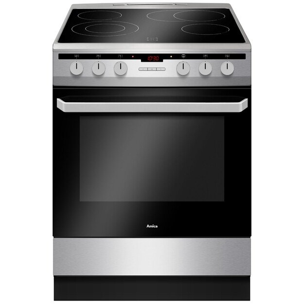 Amica 618CE3.434HTaKDQ(Xx) Freestanding cooker Ceramic Stainless steel A-20%
