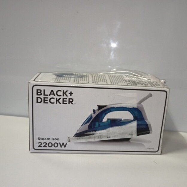 Black+Decker Blau BXIR2200E Steam Iron 2200 Plastic 370 ml