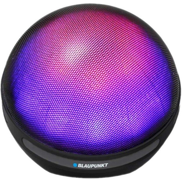 Blaupunkt BT08LED portable speaker Black 5 W