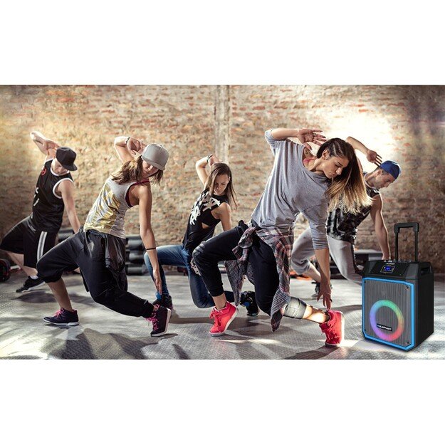 Blaupunkt MB08.2 loudspeaker 1-way Black, Blue Wireless 600 W