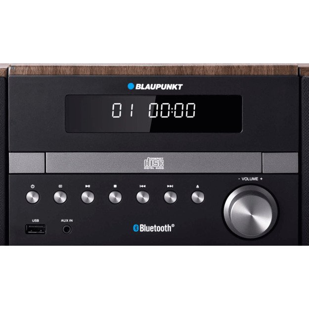Blaupunkt MS46BT home audio system Home audio micro system 100 W Black, Wood
