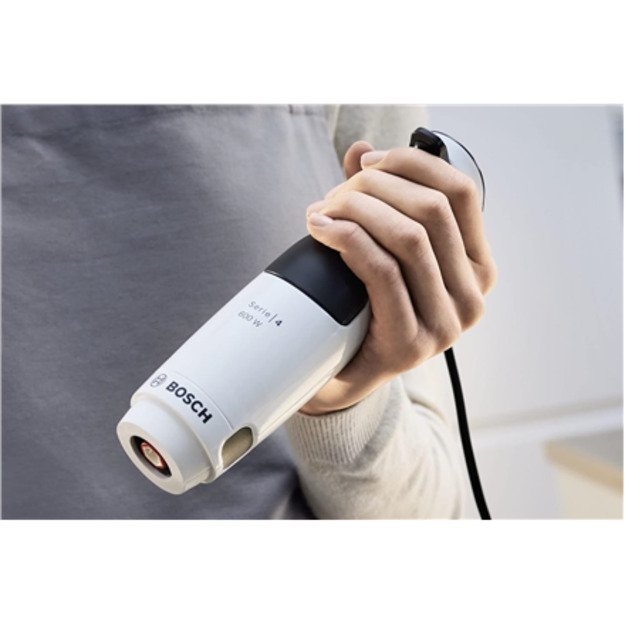 Bosch MSM4W210 ErgoMaster Hand Blender, 600 W, White