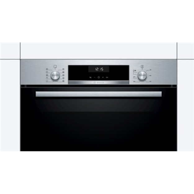 Bosch Oven HBA537BS0 71 L Electric EcoClean Mechanical control Height 59.5 cm Width 59.4 cm Stainless steel