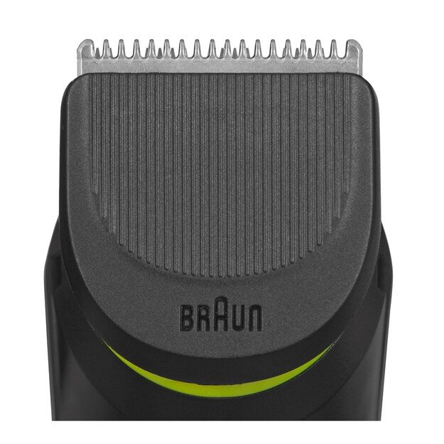 Braun Beard Trimmer BT3323 Cordless Number of length steps 20 Black/Green