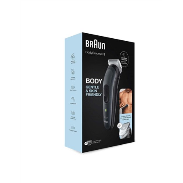 Braun Body Groomer BG3340 Cordless and corded Black/Grey